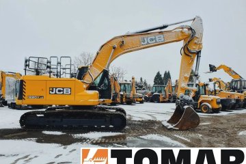 2020R, koparka gąsienicowa 24 tony js220 cat volvo