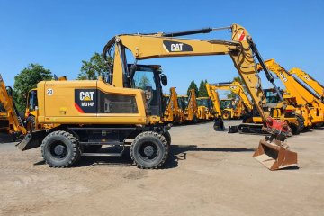 4564 mth, 2018R CAT M314F kołówka koparka kołowa js145w