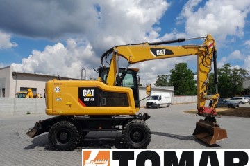 4564 mth, 2018R CAT M314F kołówka koparka kołowa js145w